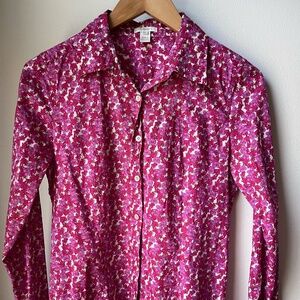 J. Crew Liberty of London button down shirt; size 6